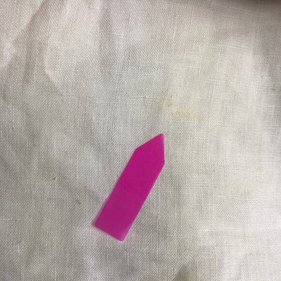 McGuire White 100% Linen Peasant Shirt Tie Eyelet Blouse Top Boho Casual XS - Picture 4 of 9